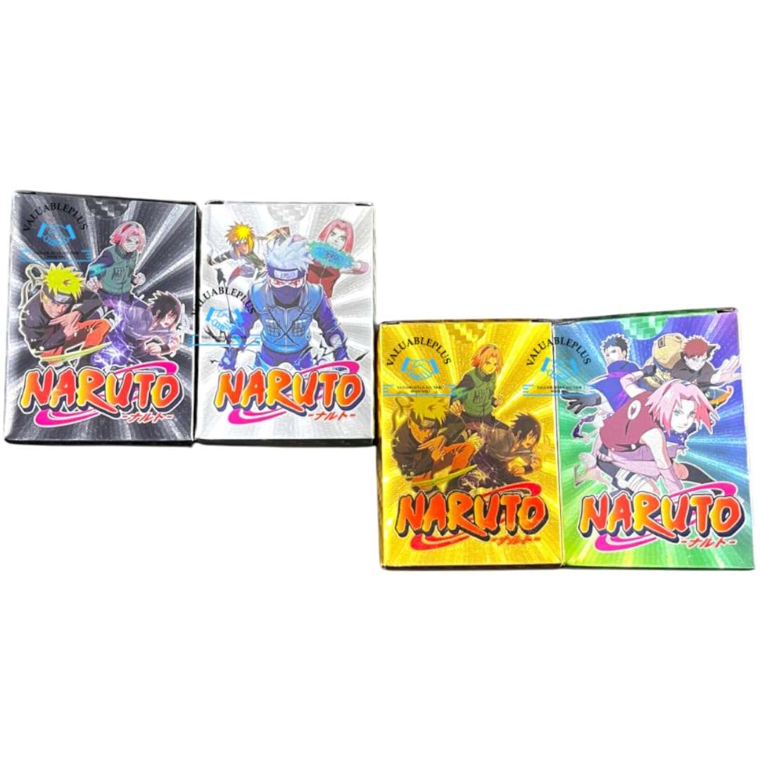 Valuableplus® 20Pcs Naruto Cards Playing Foil Cards for Kids